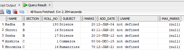 oracle-rename-table